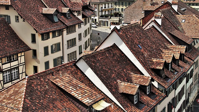 staré střechy